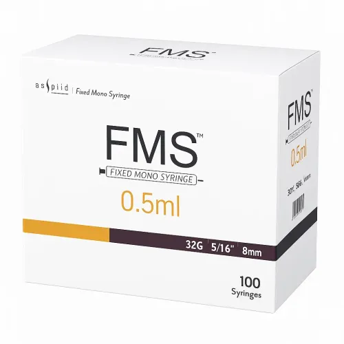 Інсуліновий шприц FMS 32G 5/16 8mm 0.5ml